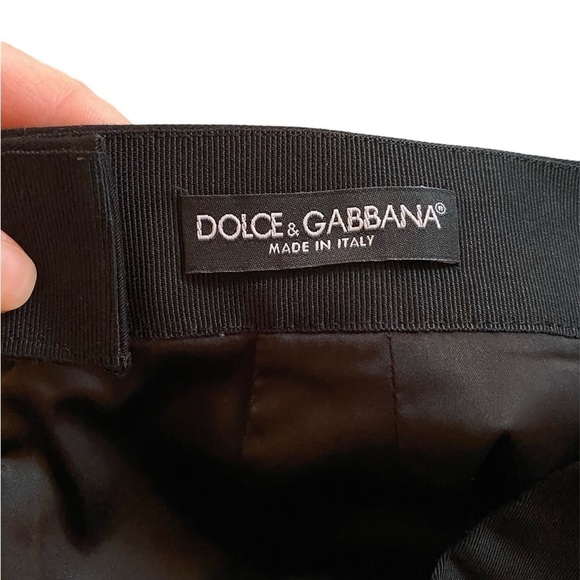 Dolce & Gabbana Women’s Size 4 Black Classic Pencil Skirt IT 40 Made in Italy - Picture 3 of 10